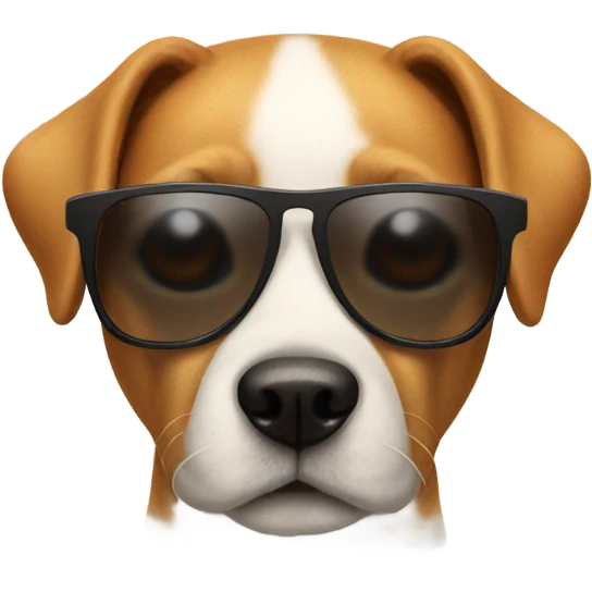 dog with sunglasses  emoji