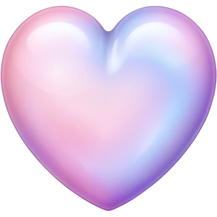 Moonstone heart pink purple pastel emoji