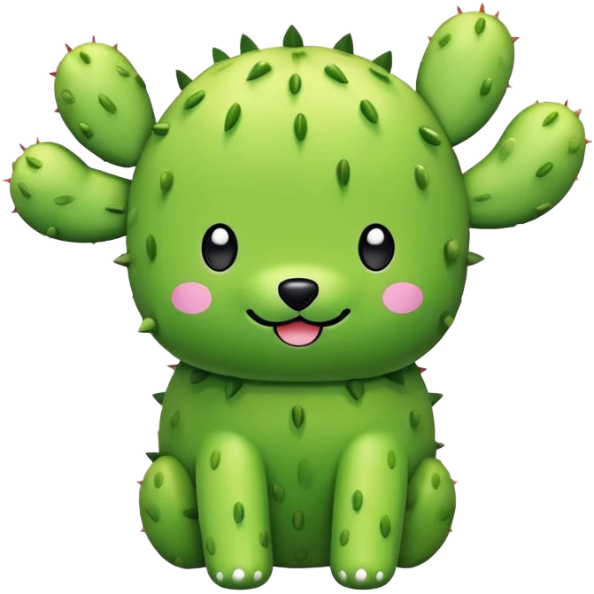 toki doki cactus dog emoji