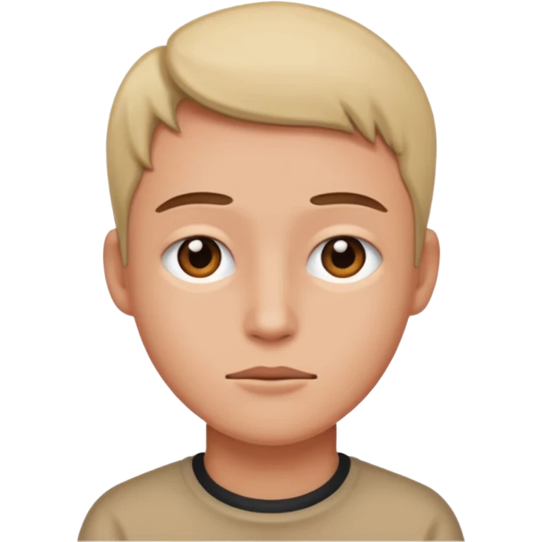 Sous format ios crée moi des smylets représentant une personne seule  emoji