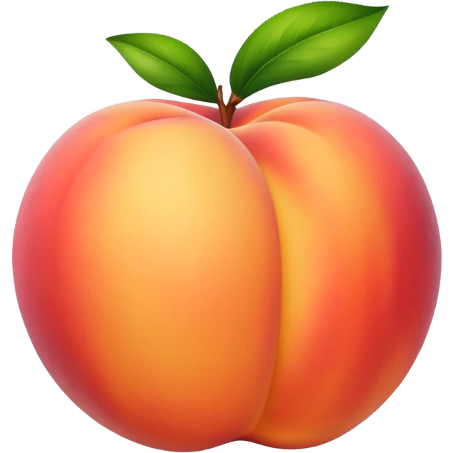 Peach slap emoji