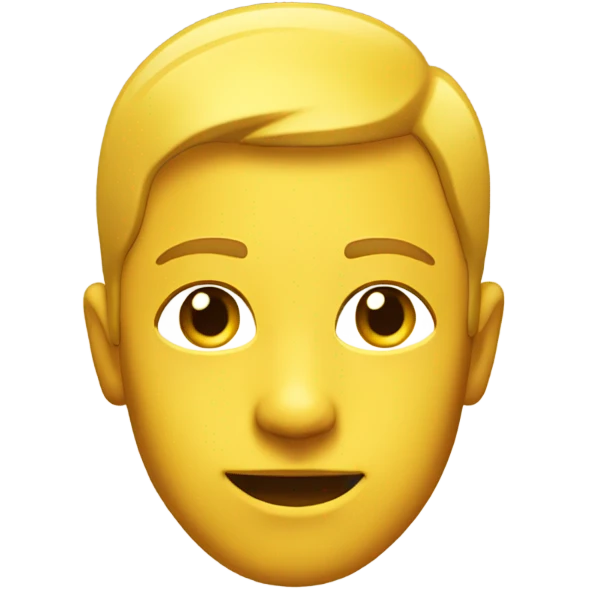 Yellow around face  emoji