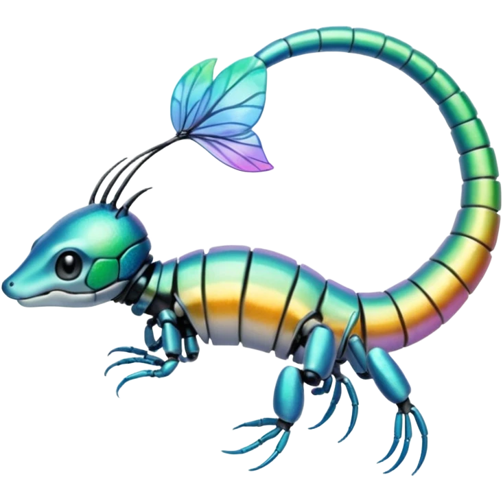 Detailed picture of a spring tail emoji