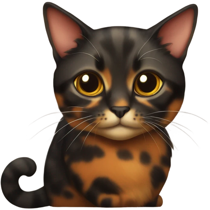 tortoiseshell cat emoji