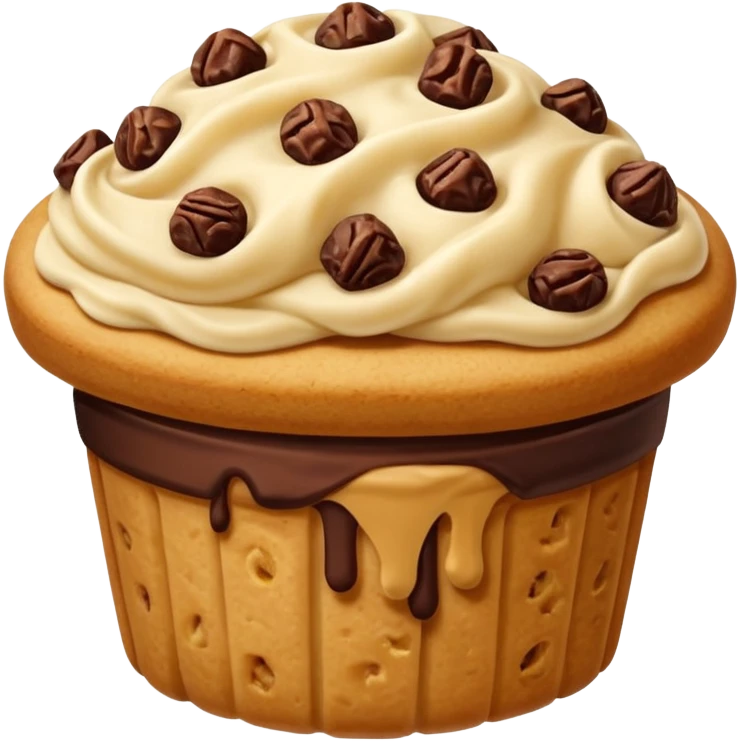 one filled DATE like mjool with like cookie dough topping  emoji