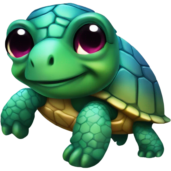 Disco turtle emoji