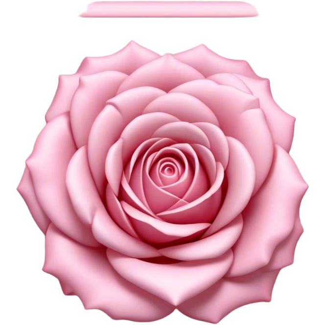 Create a 3D ultra detailed light pink colored square shaped rose border emoji