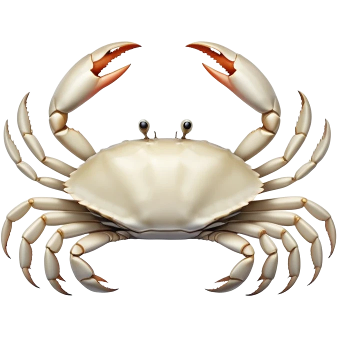 White crab emoji