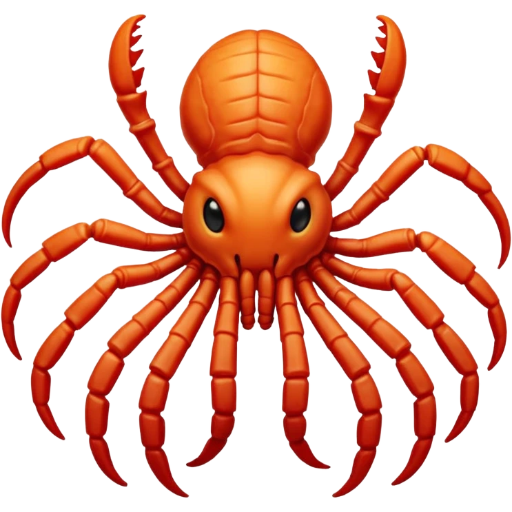 red Baby Facehugger emoji