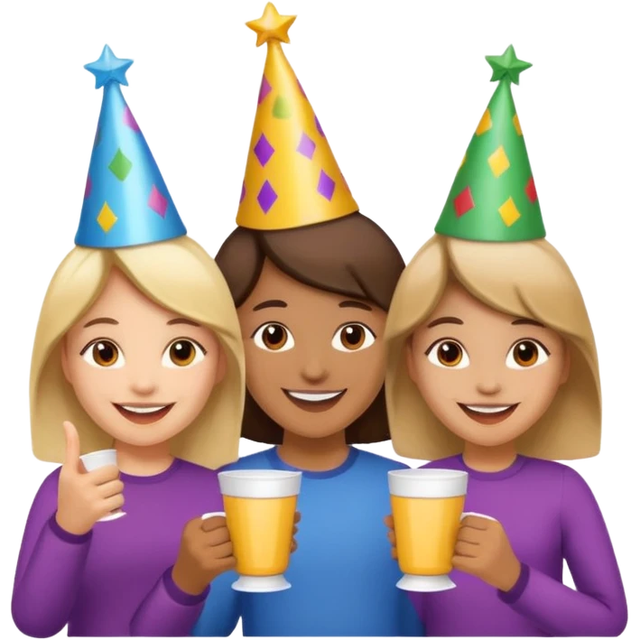 Cheers with the cups emoji