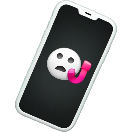 phone with tiktok open emoji