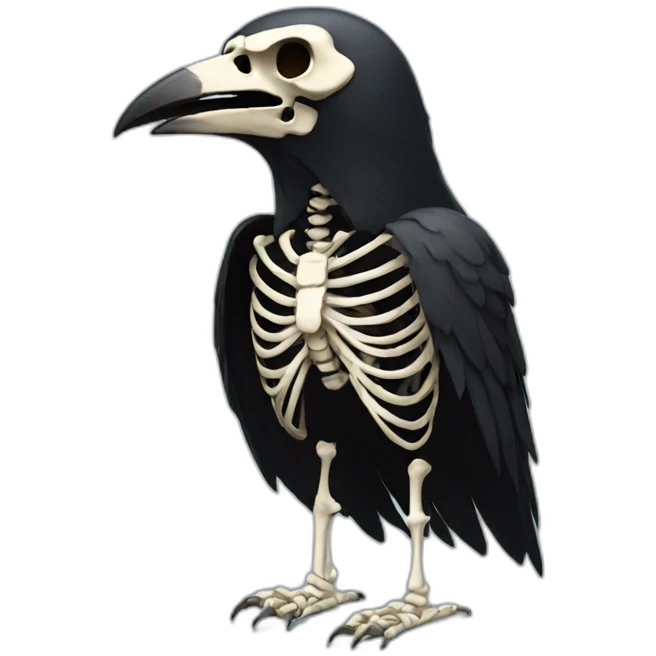crow-skeleton's emoji