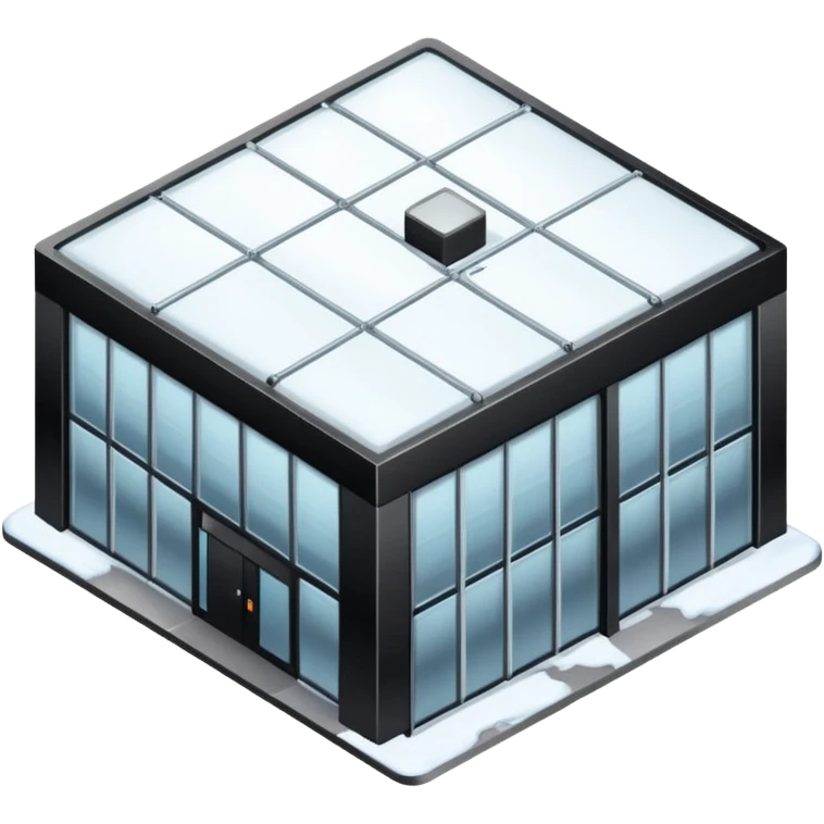 ambient and refirigeration warehouse at an angle cold emoji