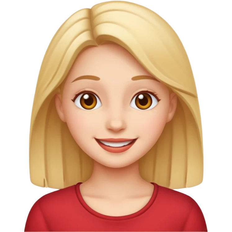 دختر شاد emoji