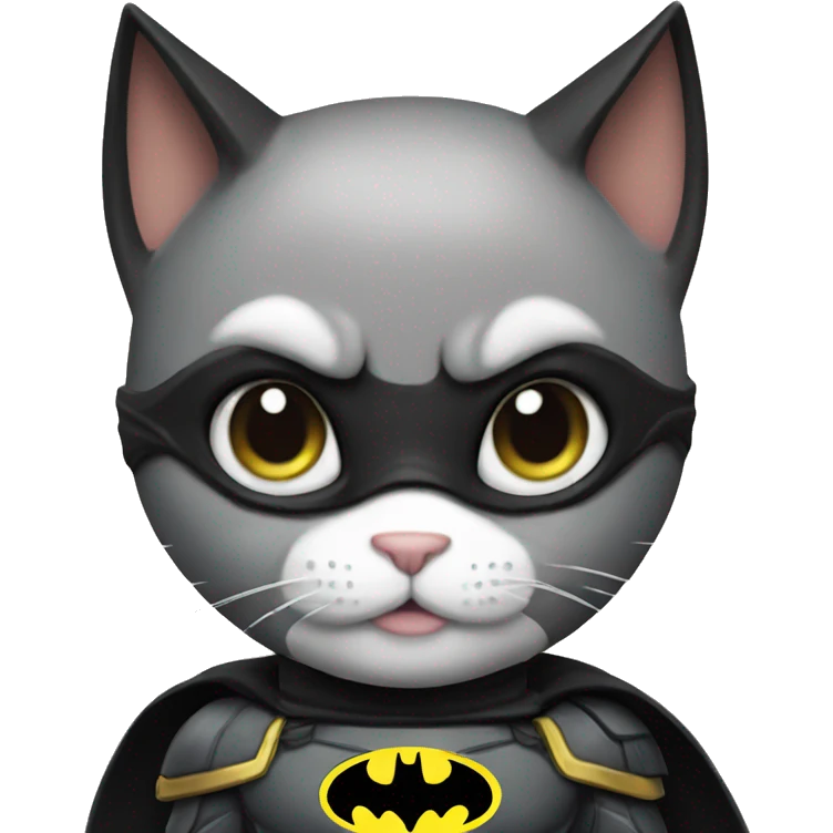 batman cat emoji