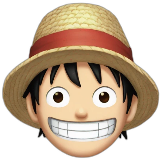 One piece luffy emoji