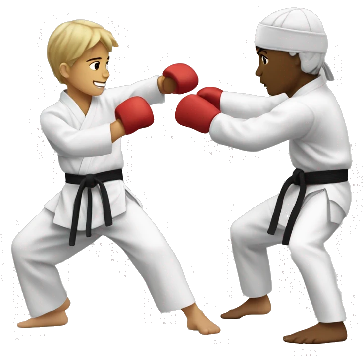 Karate kid sparring emoji