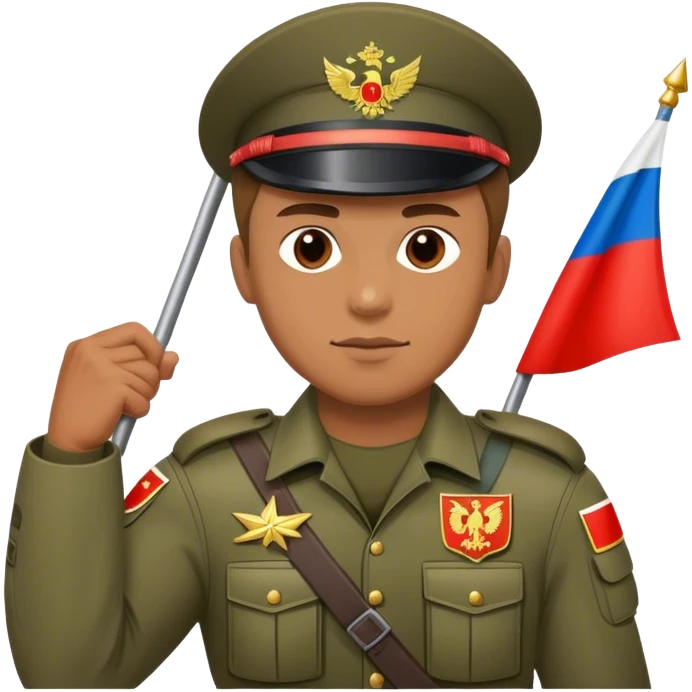 special force with russian flag emoji