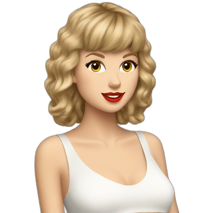 Taylor Swift In cheeky emoji