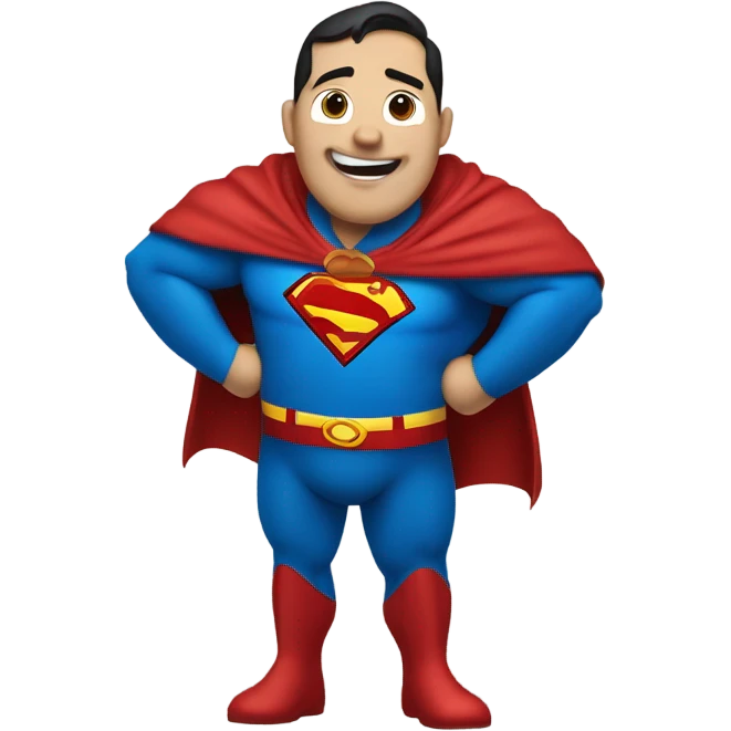 Fat Superman emoji