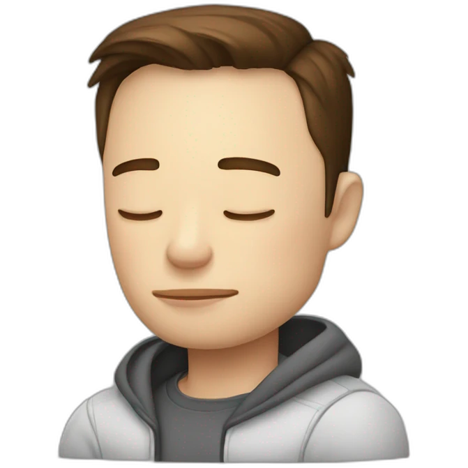 Elon musk sleep emoji