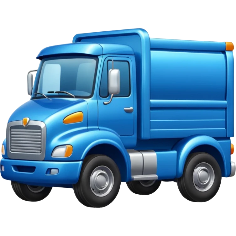 camion bleu emoji