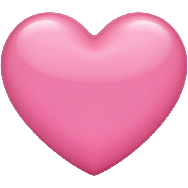 Coração rosa estilo iPhone emoji