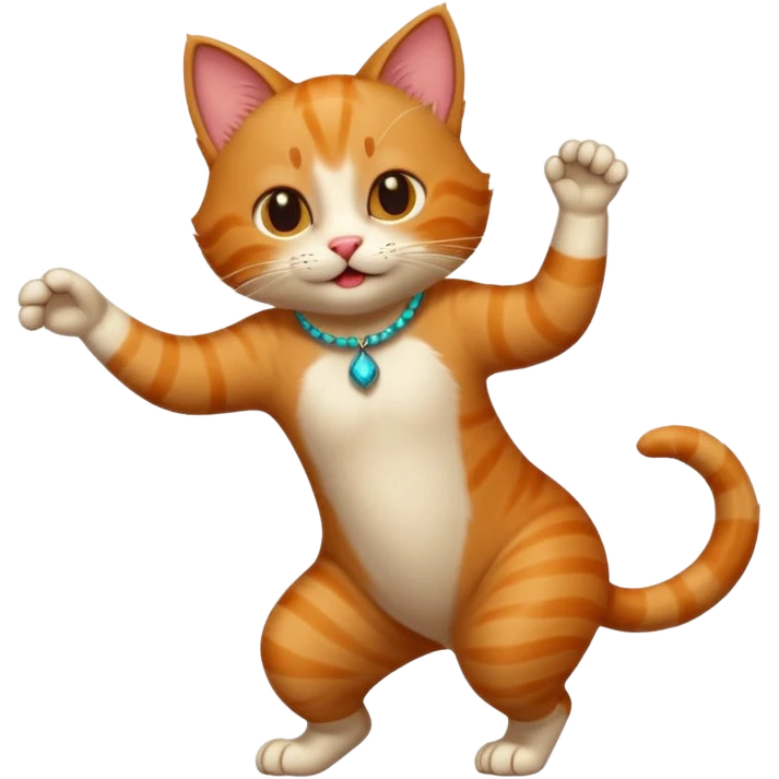 Dancing cat emoji