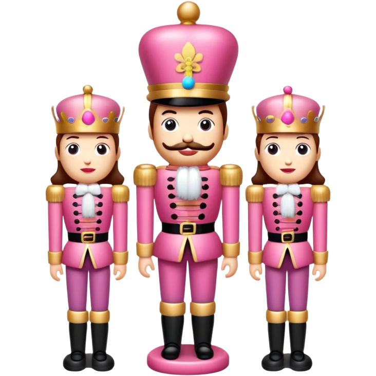 Pink, candyland, nutcracker emoji