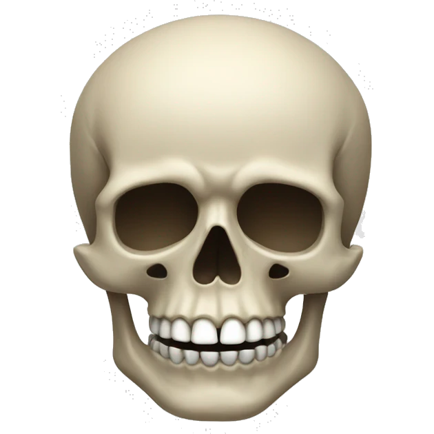 skull upside down emoji