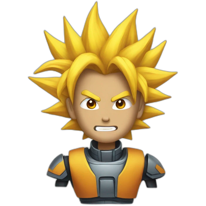 robot super saiyan emoji