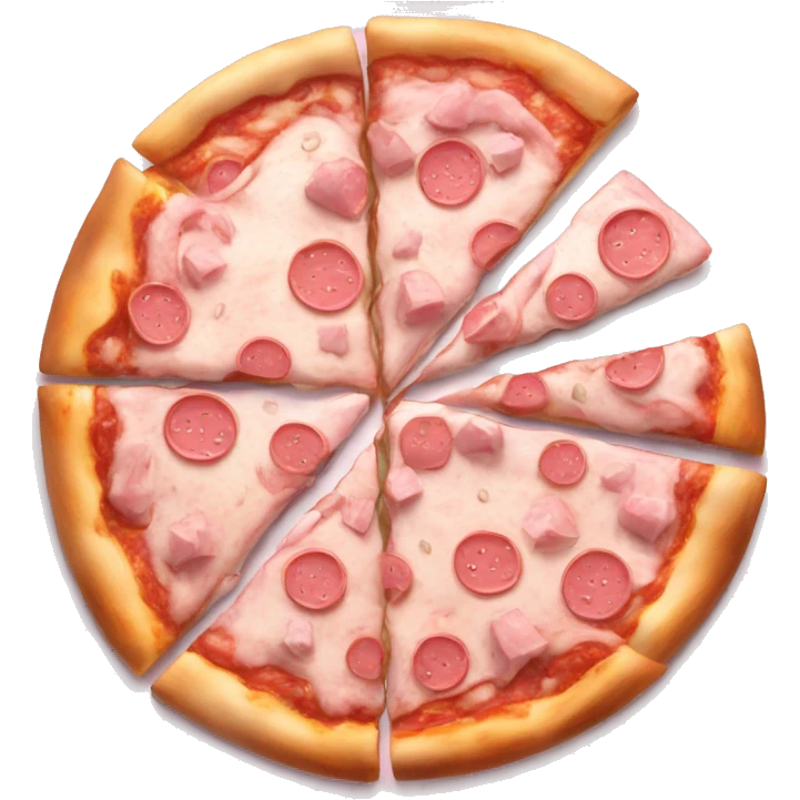 pastel pink pizza and beer realistic emoji