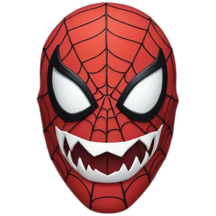 Spider-man venom mask emoji