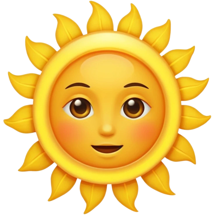 Sun emoji