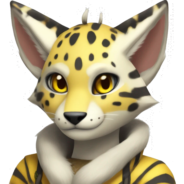 Anthro Metabee Medabee Renamon Zeraora Vernid Serval emoji