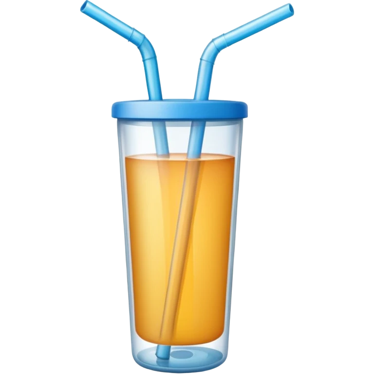 plastic straw emoji