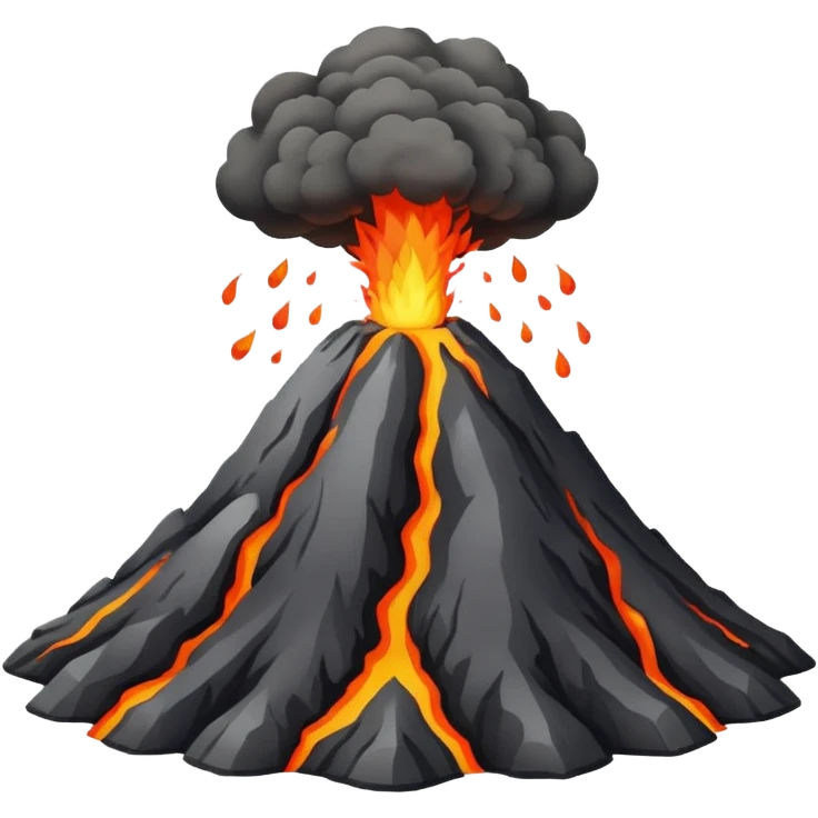 volcano emoji