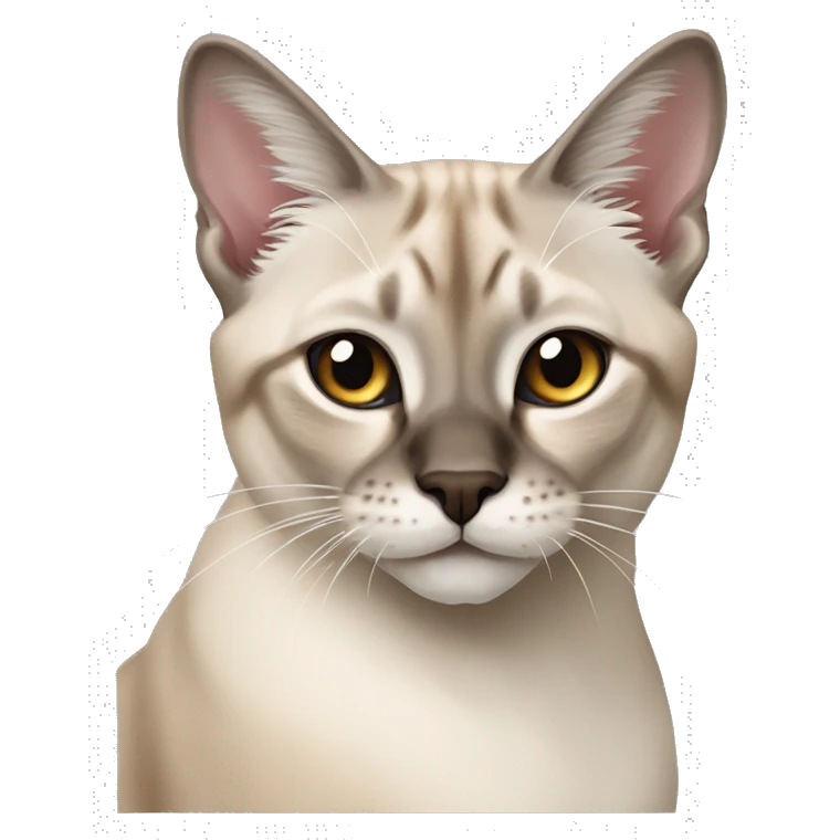 Lynx point Siamese cat emoji