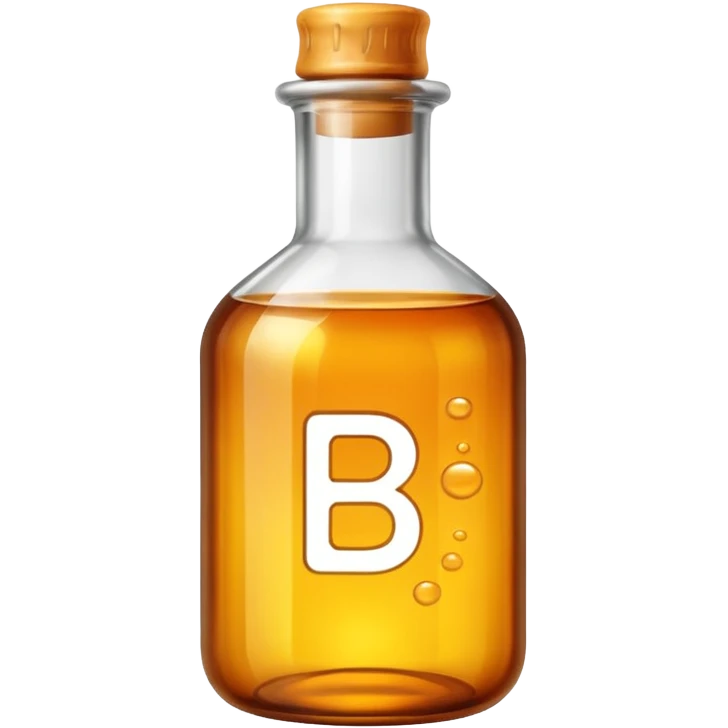 Vitamin b9 in a bottle emoji