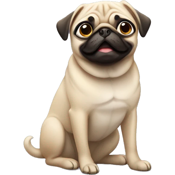 Pug dog emoji