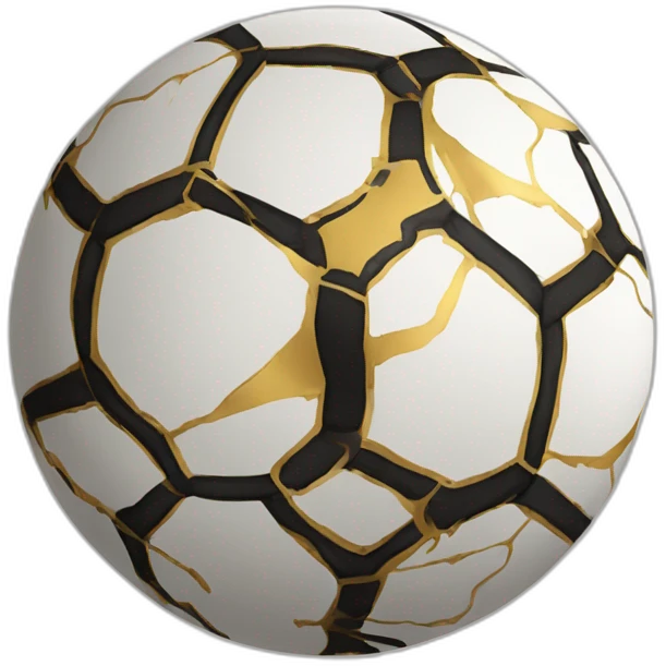 Kintsugi Soccer ball emoji