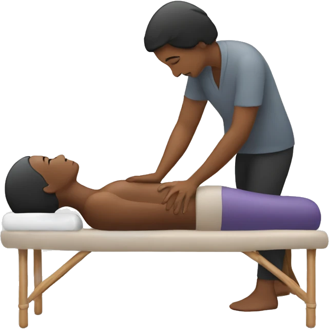 Person getting a massage  emoji