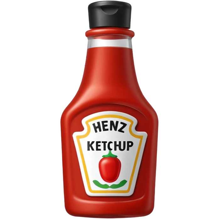 Heinz ketchup Squeeze bottle emoji