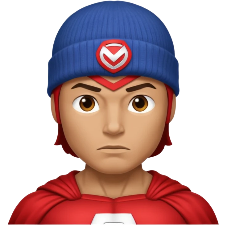 superhero with bannie emoji
