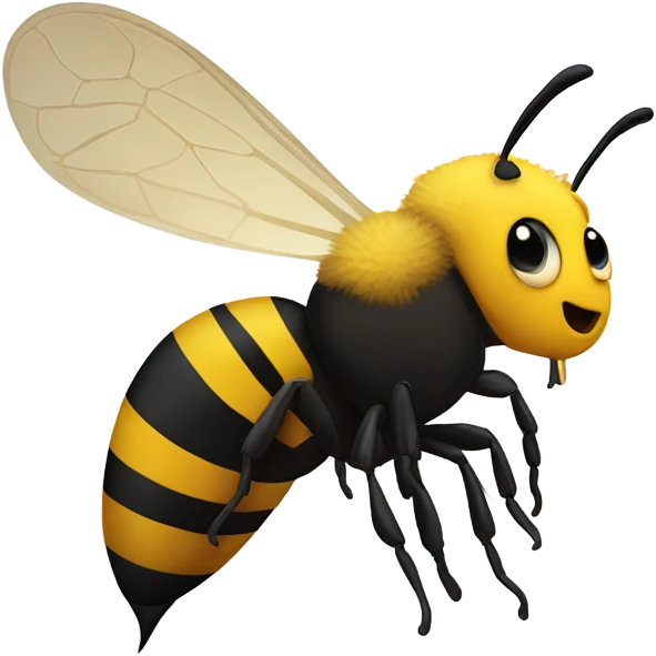 Evil bee￼ emoji