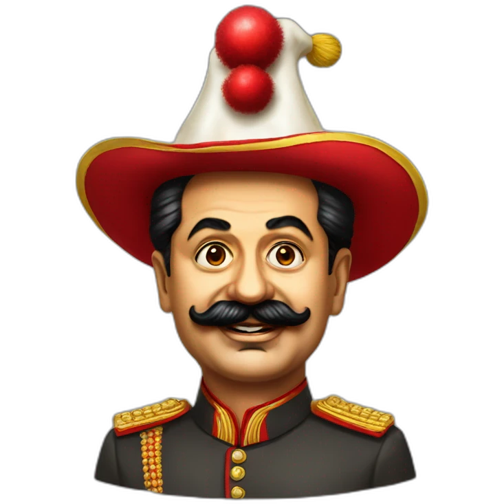 tamilnadu cm stalin with clown hat emoji
