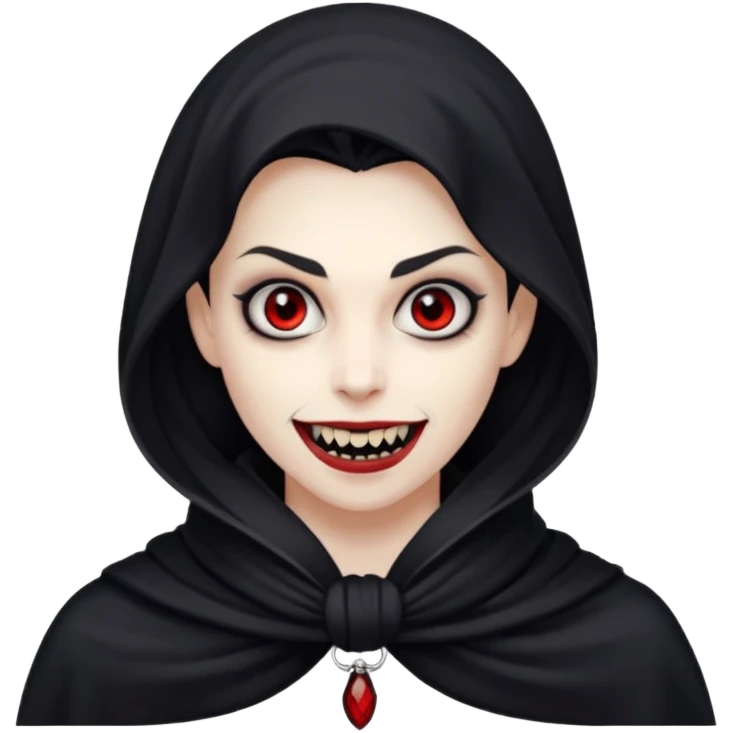 Vampire with scarf  emoji