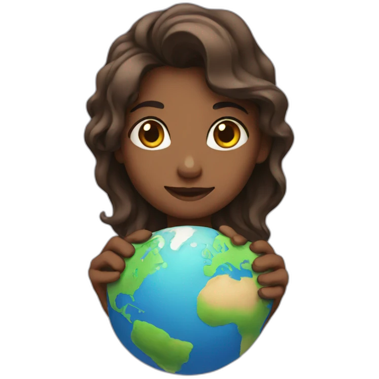 Earth love emoji