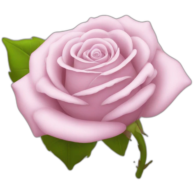 un caca rose emoji