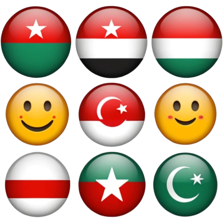 Kürdistan bayrağı gerçek emoji